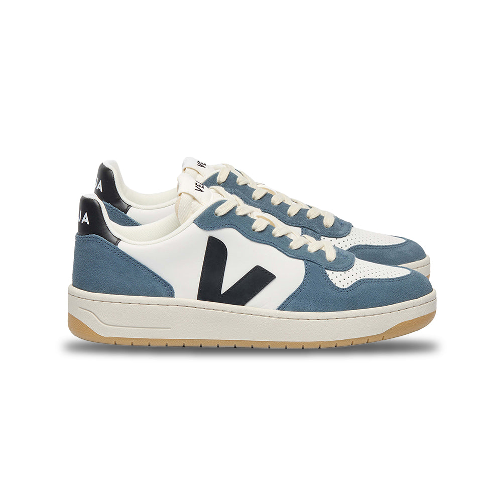 Veja Mens V-10 Sneakers in White Color