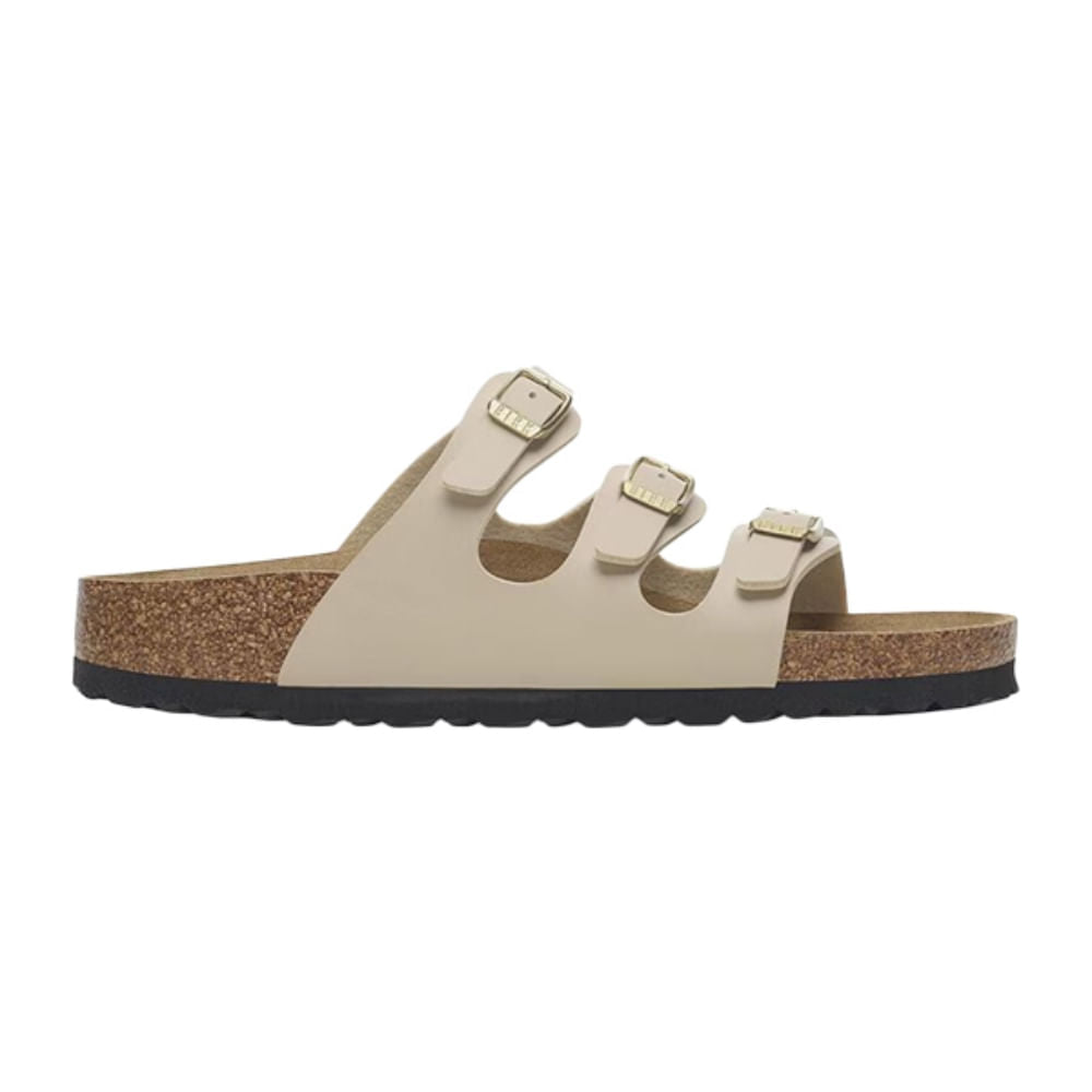 Birkenstock Womens Florida Sandals in Khaki Color