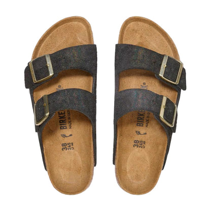 Birkenstock Womens Arizona Sandals in Black Color