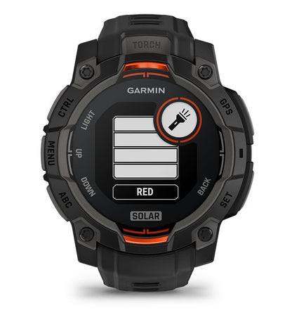 Garmin Unisex Instinct 3 50Mm Solar Bk Smart Watches in Grey Color
