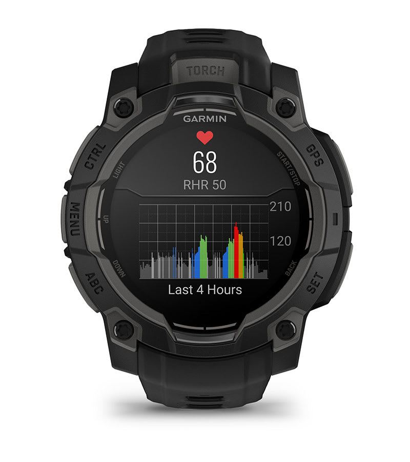 Garmin Unisex Instinct 3 50Mm Amoled Smart Watches in Grey Color