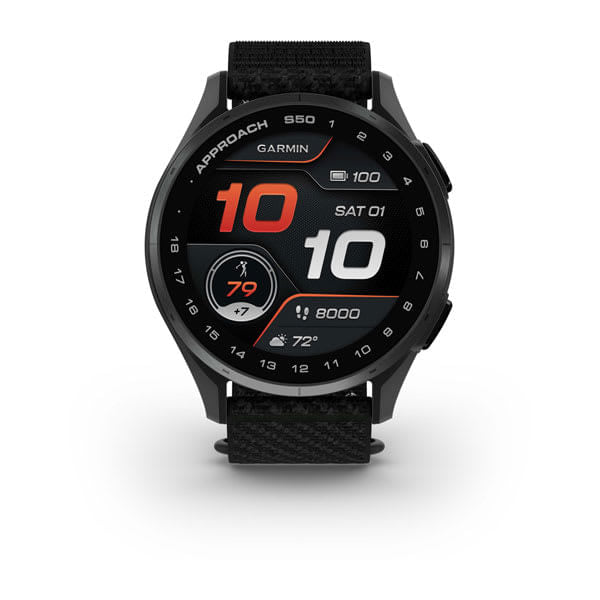 Garmin Approach S50 Golf Gps Smartwatch | SLATE/BLACK – Paragon Sports