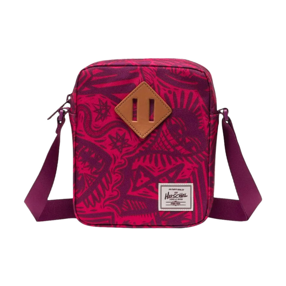 Herschel Unisex Thomas Cambell Hrtg Cros Bags in Purple Color