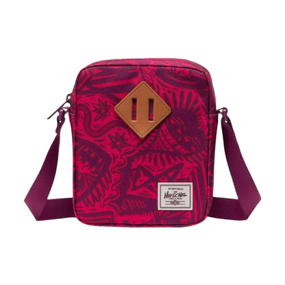 Herschel Unisex Thomas Cambell Hrtg Cros Bags in Purple Color
