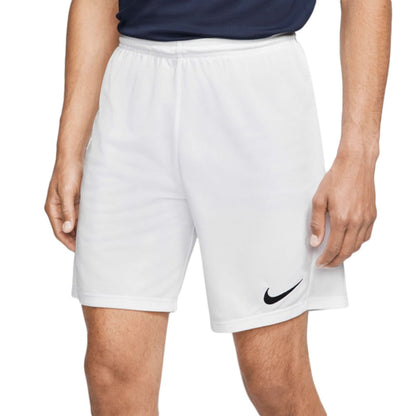 Nike Mens Park 3 Short Bottoms in White Color