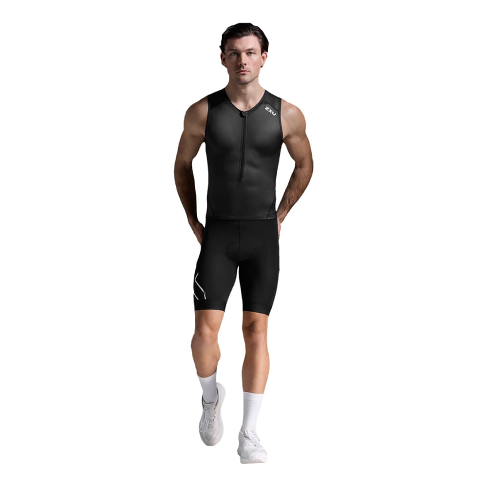 2Xu Mens Core Trisuit Triathlon Suits in Black Color