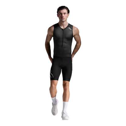2Xu Mens Core Trisuit Triathlon Suits in Black Color