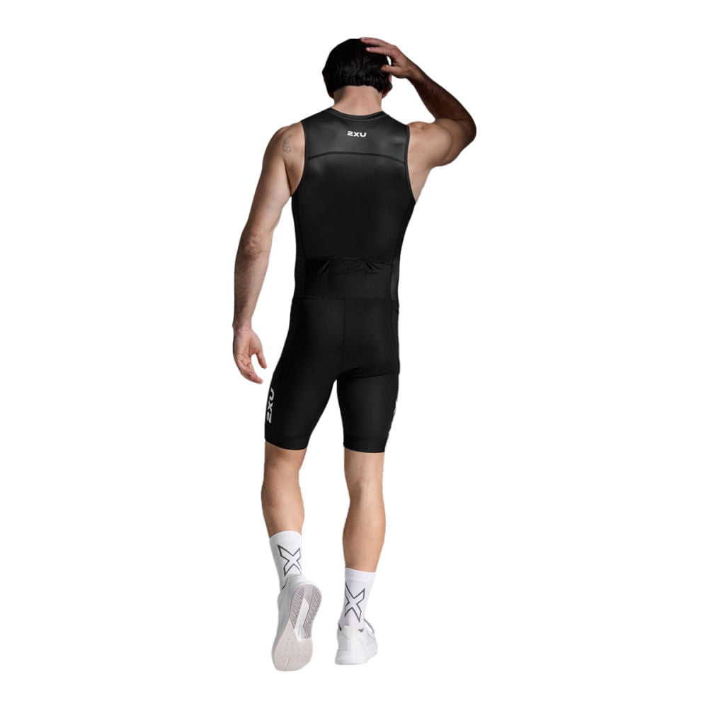 2Xu Mens Core Trisuit Triathlon Suits in Black Color