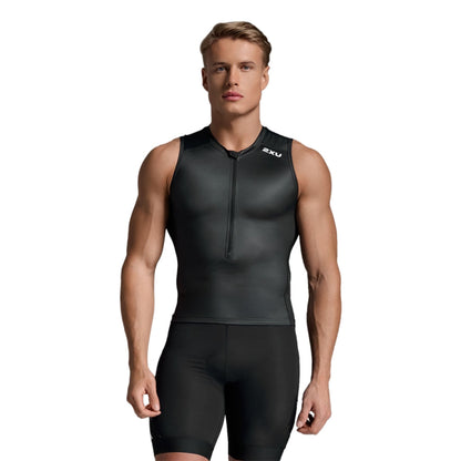2Xu Mens Core Tri Tank Jerseys in Black Color