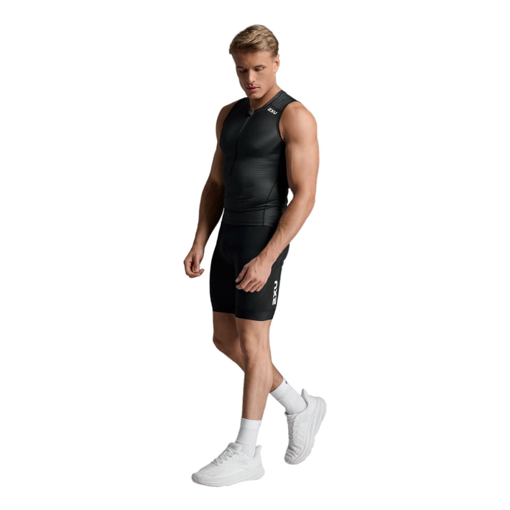 2Xu Mens Core Tri Tank Jerseys in Black Color