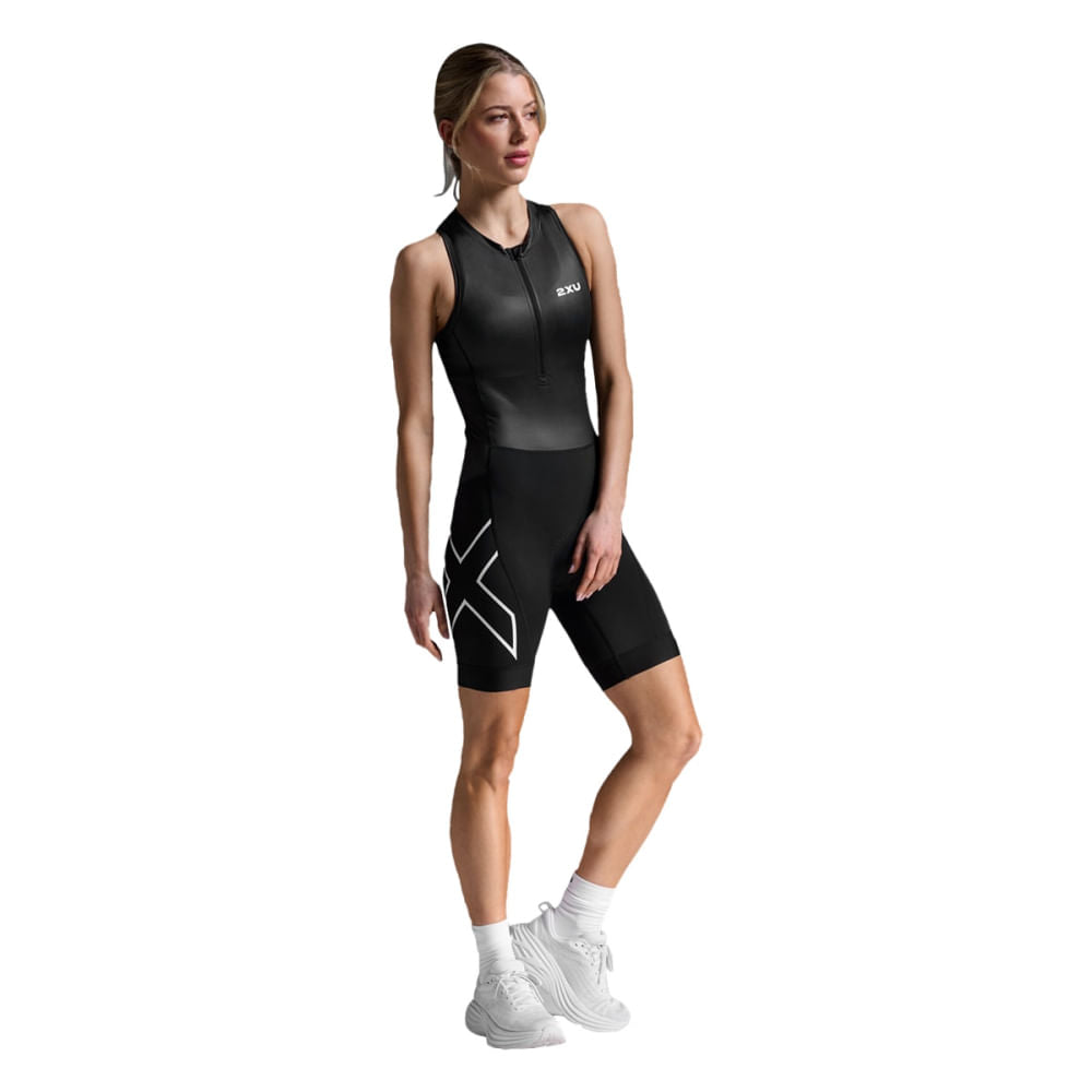 2Xu Womens Core Trisuit Triathlon Suits in Black Color