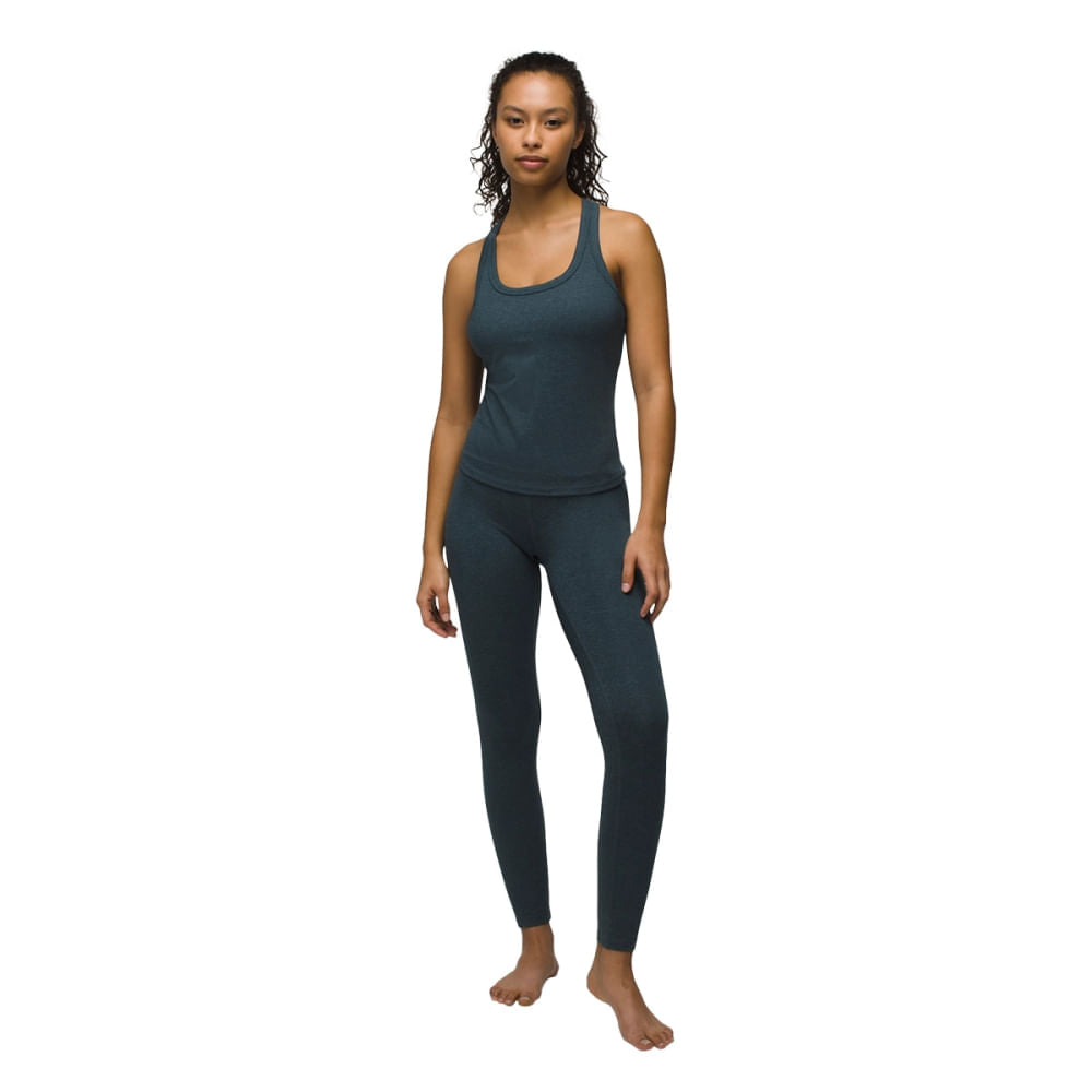 Prana Womens Heavana Racerback Tank Tops in Blue Color