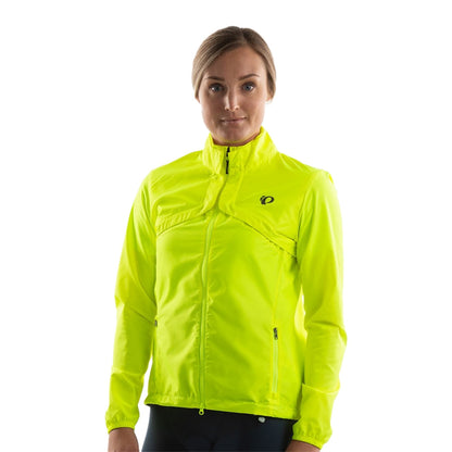 Pearl Izumi Womens Quest Convert Jacket Cycling Jackets in Yellow Color