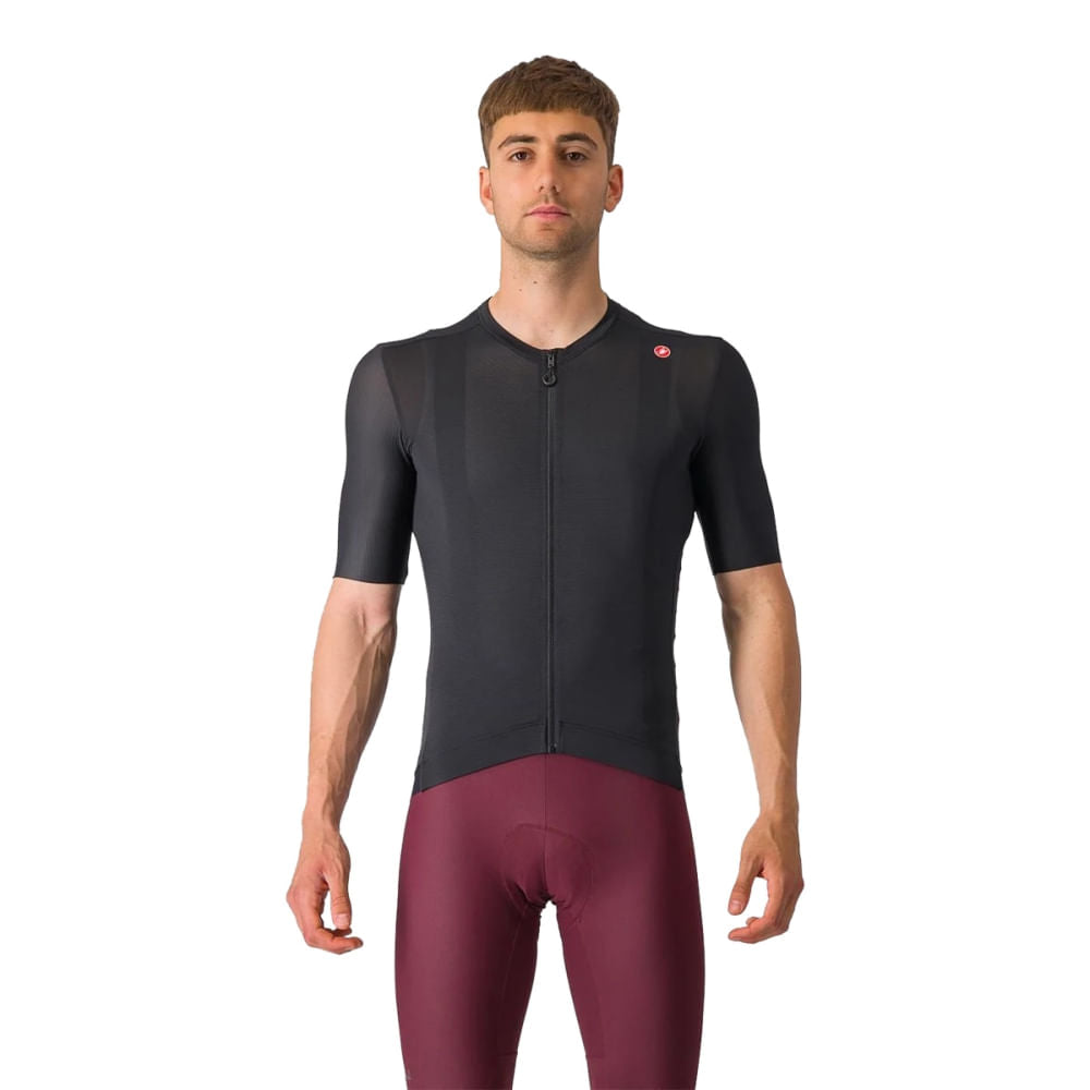 Castelli Mens Espresso Jersey in Black Color