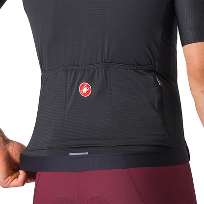 Castelli Mens Espresso Jersey in Black Color