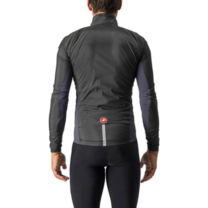 Castelli Mens Squadra Stretch Jacket Cycling Jackets in Grey Color