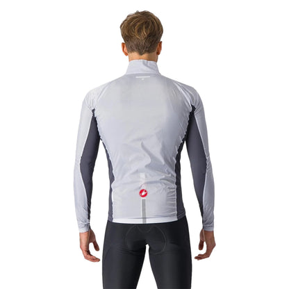 Castelli Mens Squadra Stretch Jacket Cycling Jackets in Grey Color