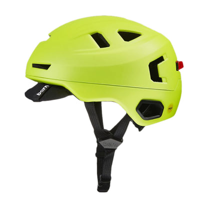 Bern Unisex Hudson Mips Hi Viz Cycling Helmets in Yellow Color