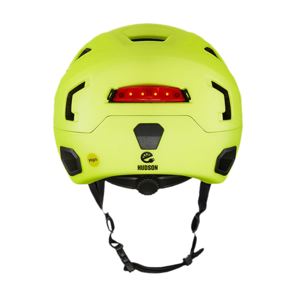 Bern Unisex Hudson Mips Hi Viz Cycling Helmets in Yellow Color