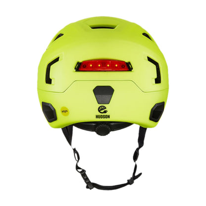 Bern Unisex Hudson Mips Hi Viz Cycling Helmets in Yellow Color