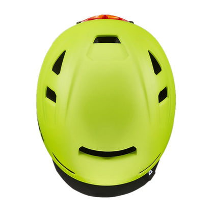 Bern Unisex Hudson Mips Hi Viz Cycling Helmets in Yellow Color