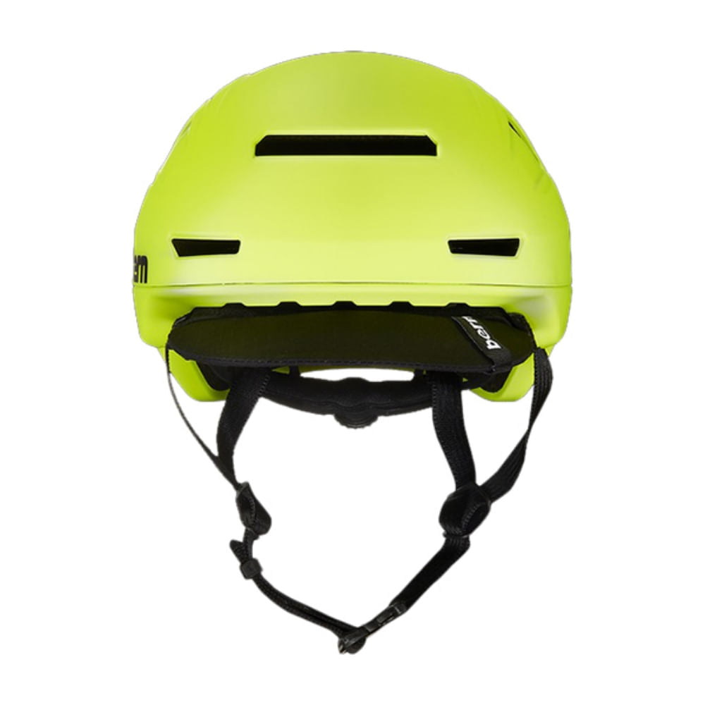 Bern Unisex Hudson Mips Hi Viz Cycling Helmets in Yellow Color