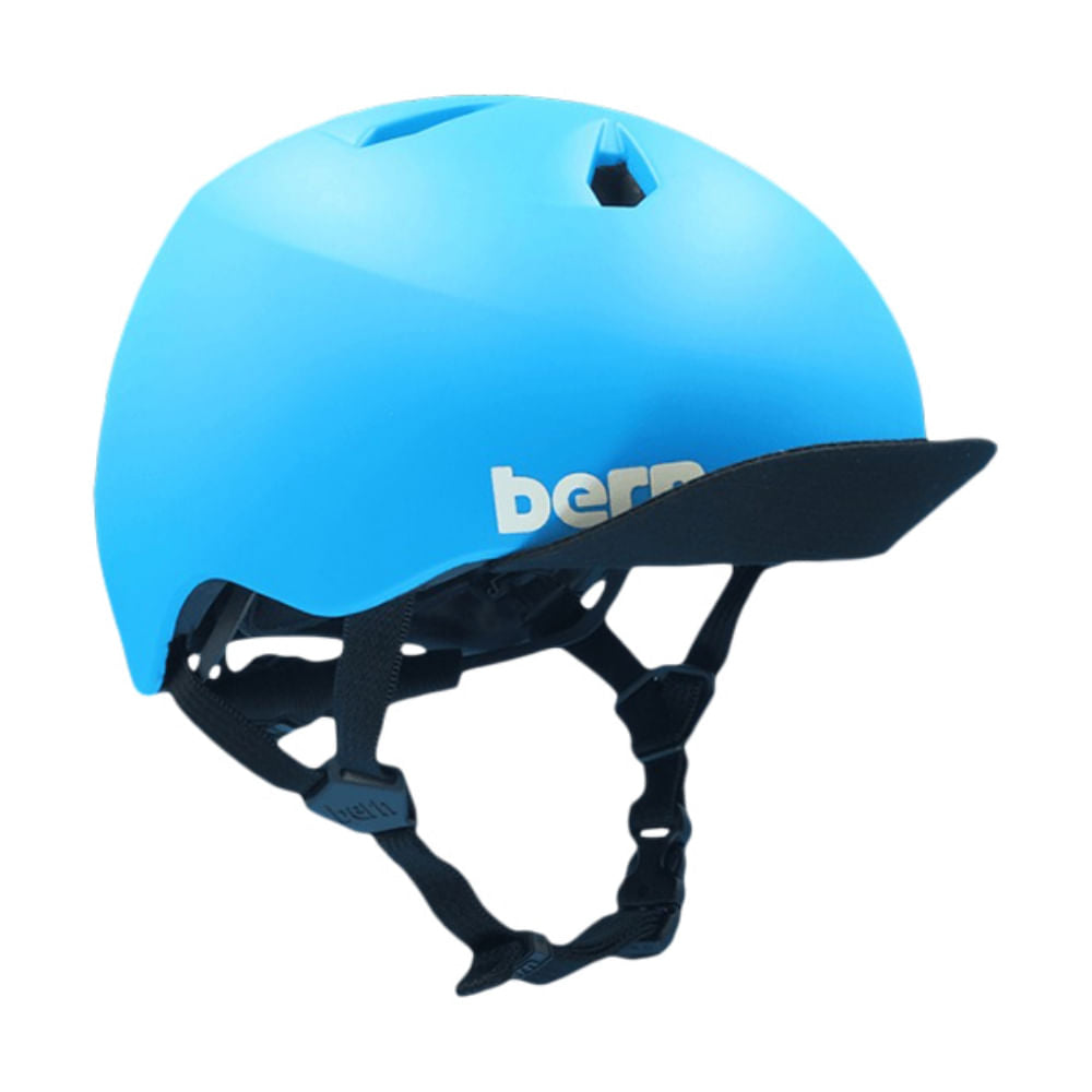 Bern Kids Nino DVRT Matte Blue Cycling Helmets in Blue Color
