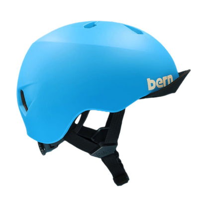 Bern Kids Nino DVRT Matte Blue Cycling Helmets in Blue Color
