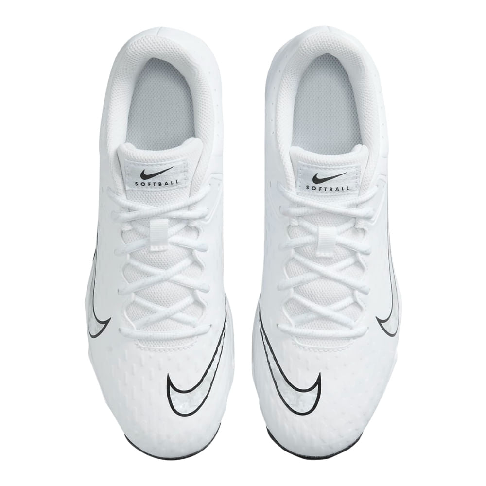 Nike Womens Hyperdiamond 4 Keystone Cleats | WHITE/PLATINUM/B
