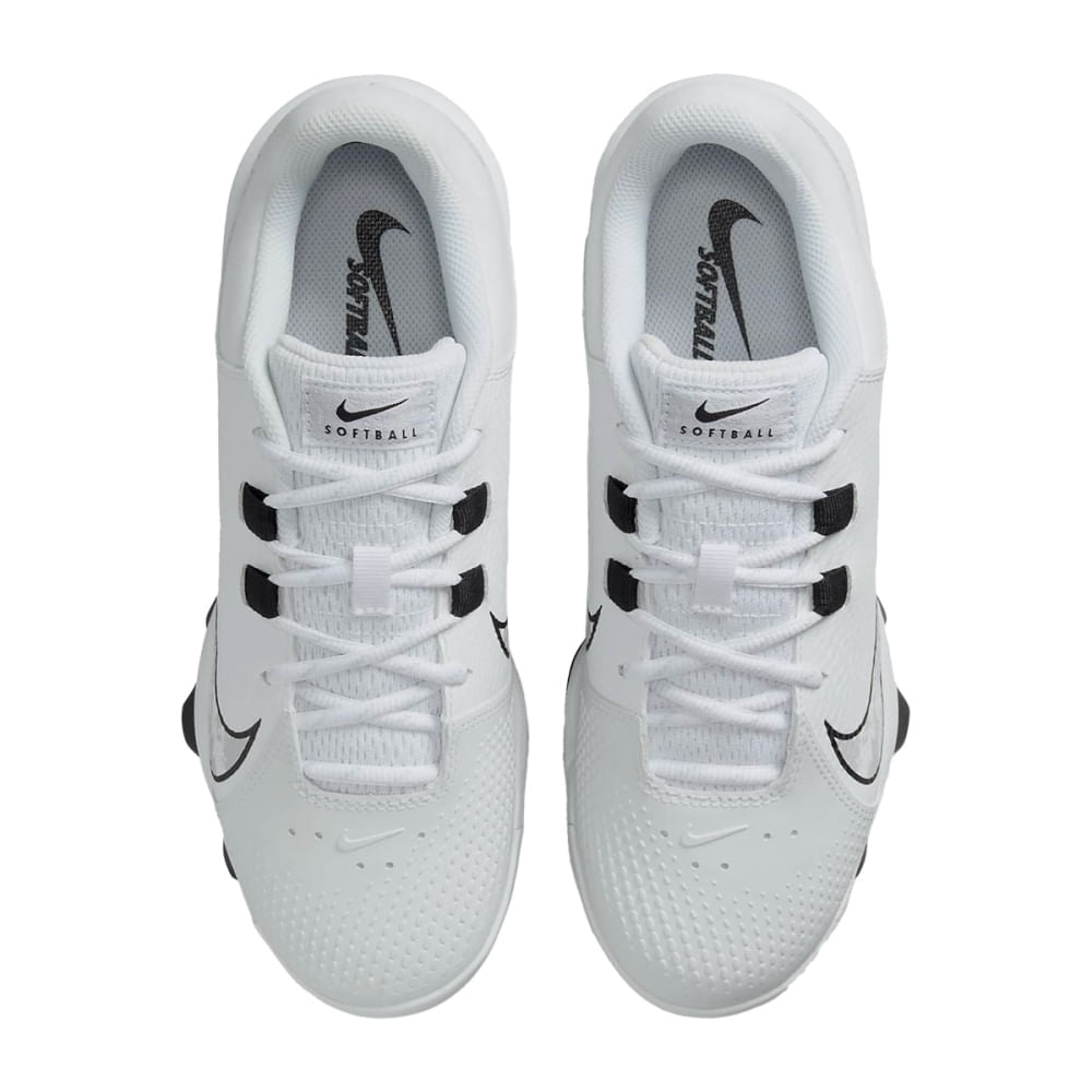 Nike Womens Hyperdiamond 4 Pro MCS Softball Cleats in White Color