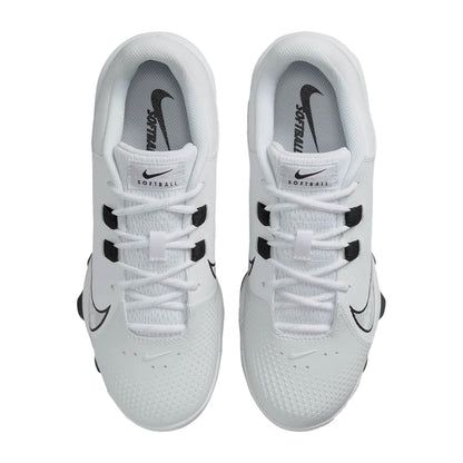 Nike Womens Hyperdiamond 4 Pro MCS Softball Cleats in White Color