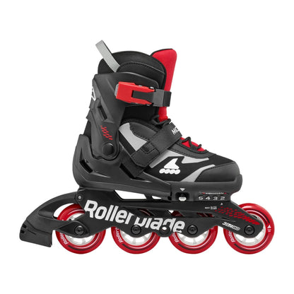 Rollerblade Kids Microblade Inline Skates in Black Color