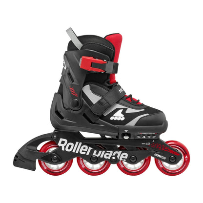 Rollerblade Kids Microblade Inline Skates in Black Color