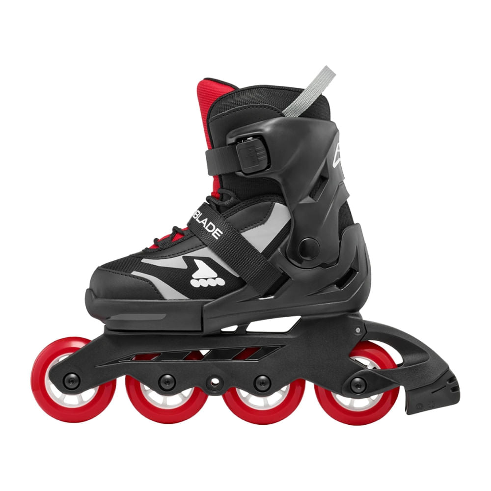 Rollerblade Kids Microblade Inline Skates in Black Color