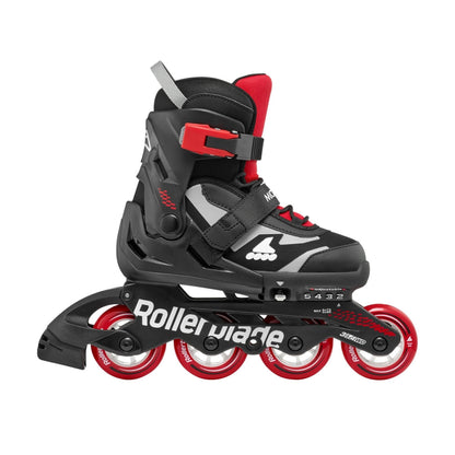 Rollerblade Kids Microblade Inline Skates in Black Color