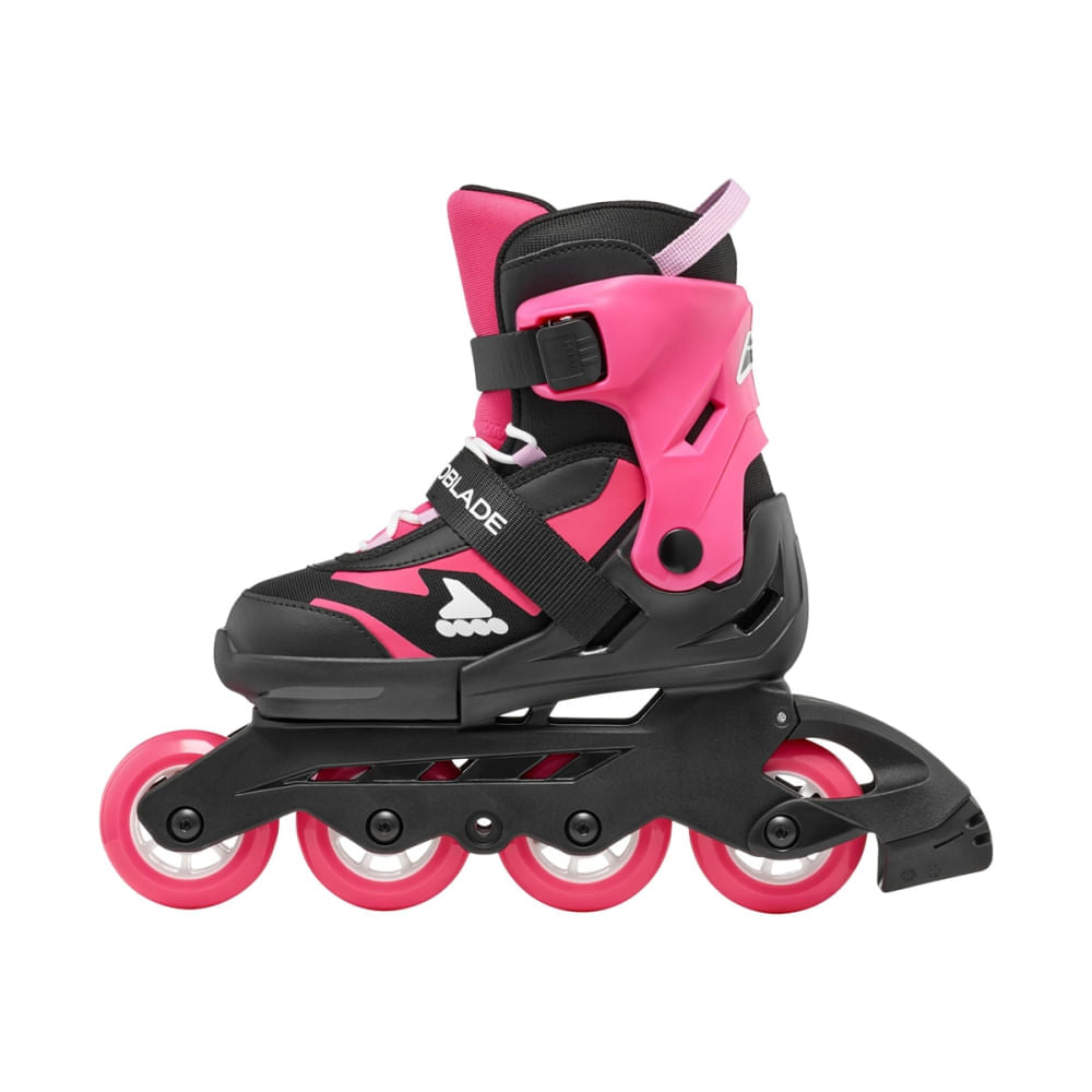 Rollerblade Kids Microblade G Inline Skates in Black Color