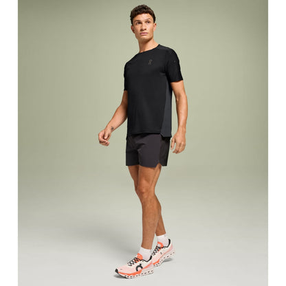 On Mens Performance-T Tops in Black Color