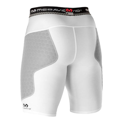 HEX THIN SLIDING SHORT | WHITE