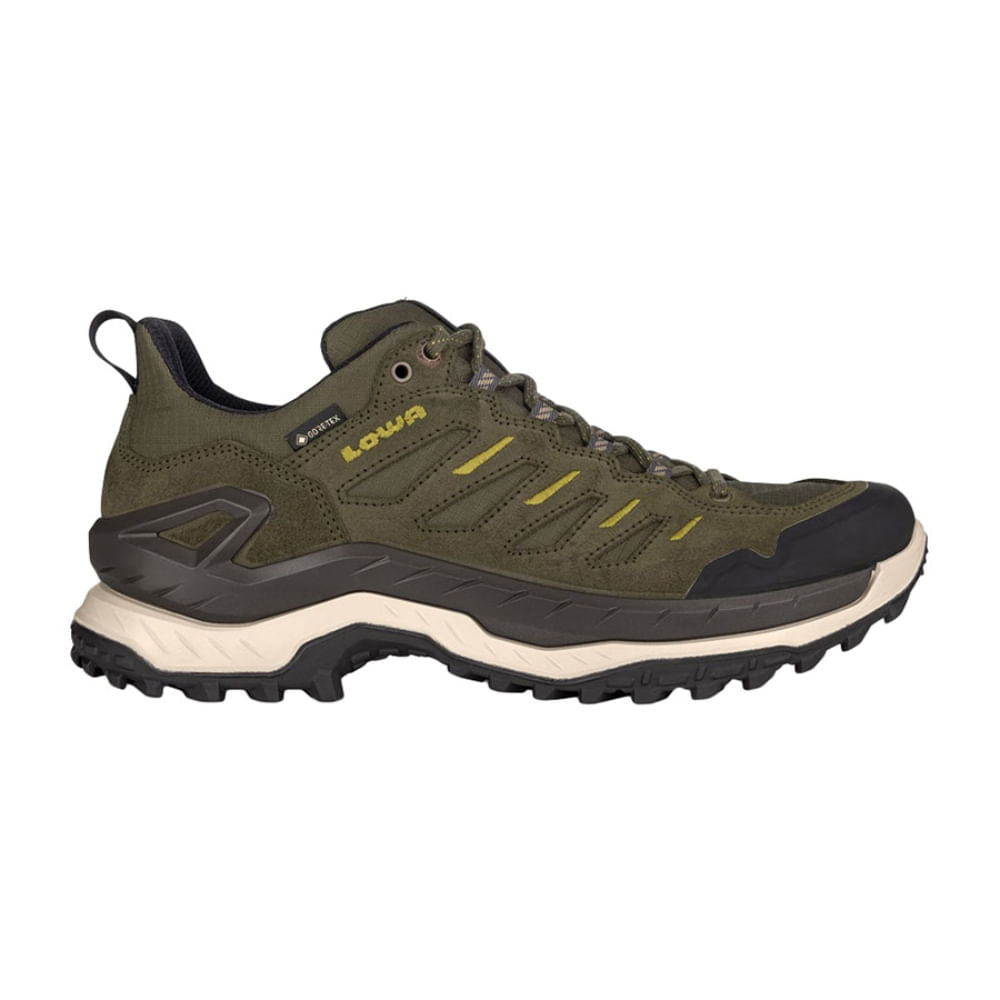 Lowa Mens Innovo Gore-Tex Lo Shoes | OLIVE/AMBER GREE – Paragon Sports