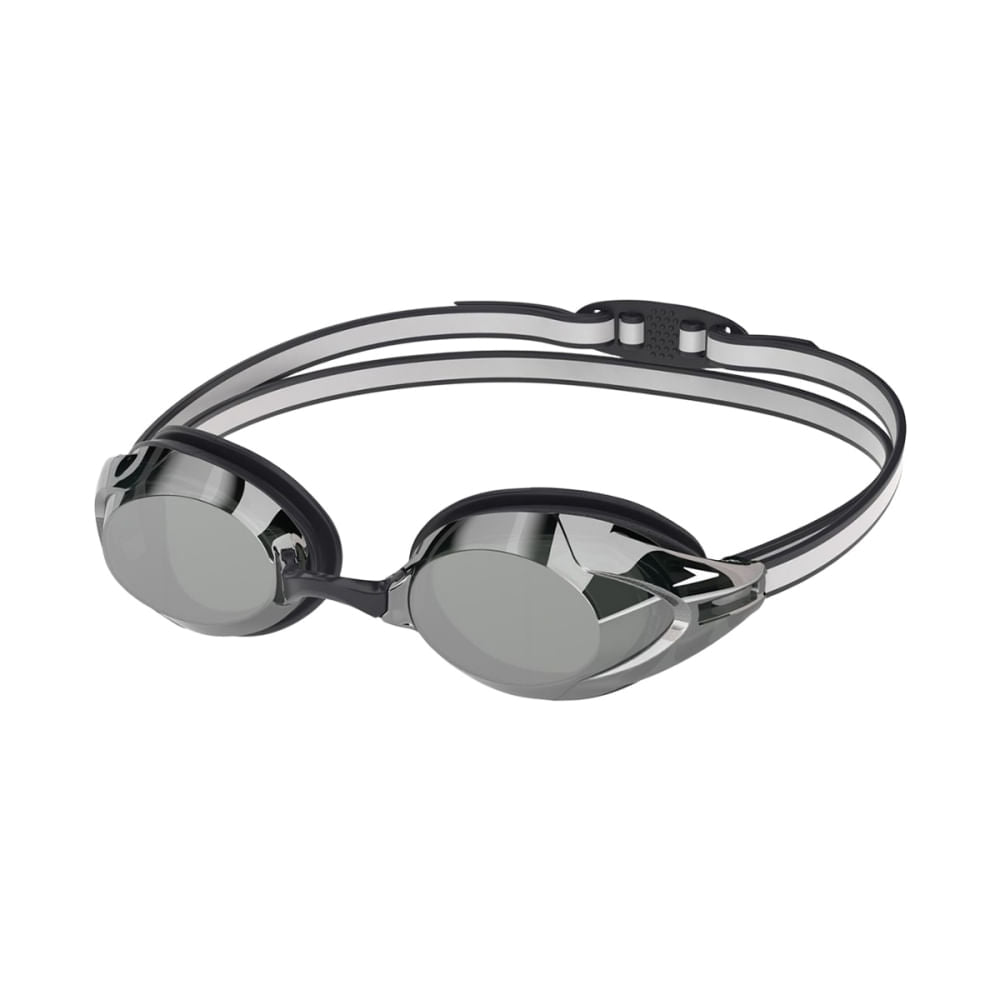 Speedo Unisex Vanquisher 3.0 Mirrored Swimming Goggles in Black Color