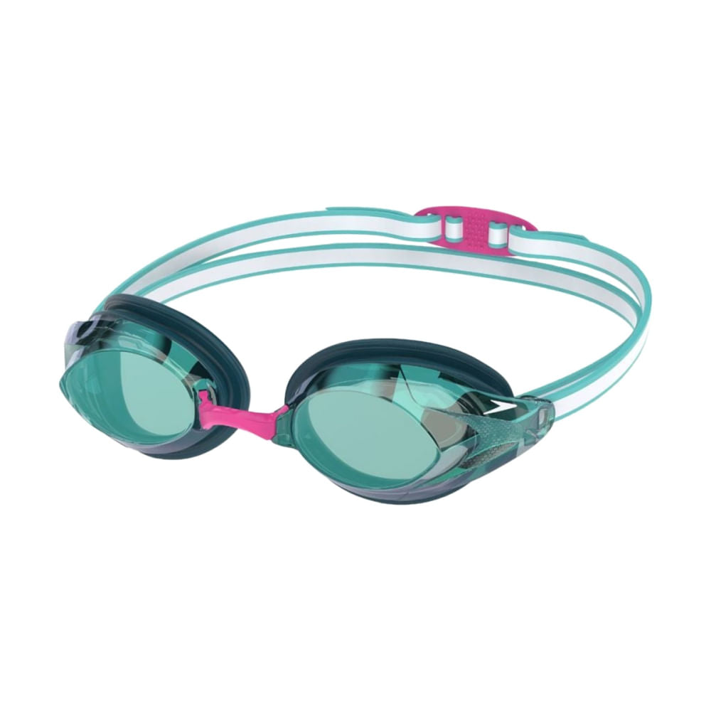 Speedo Unisex Womens Vanquisher 3.0 Mi Swimming Goggles in Green Color