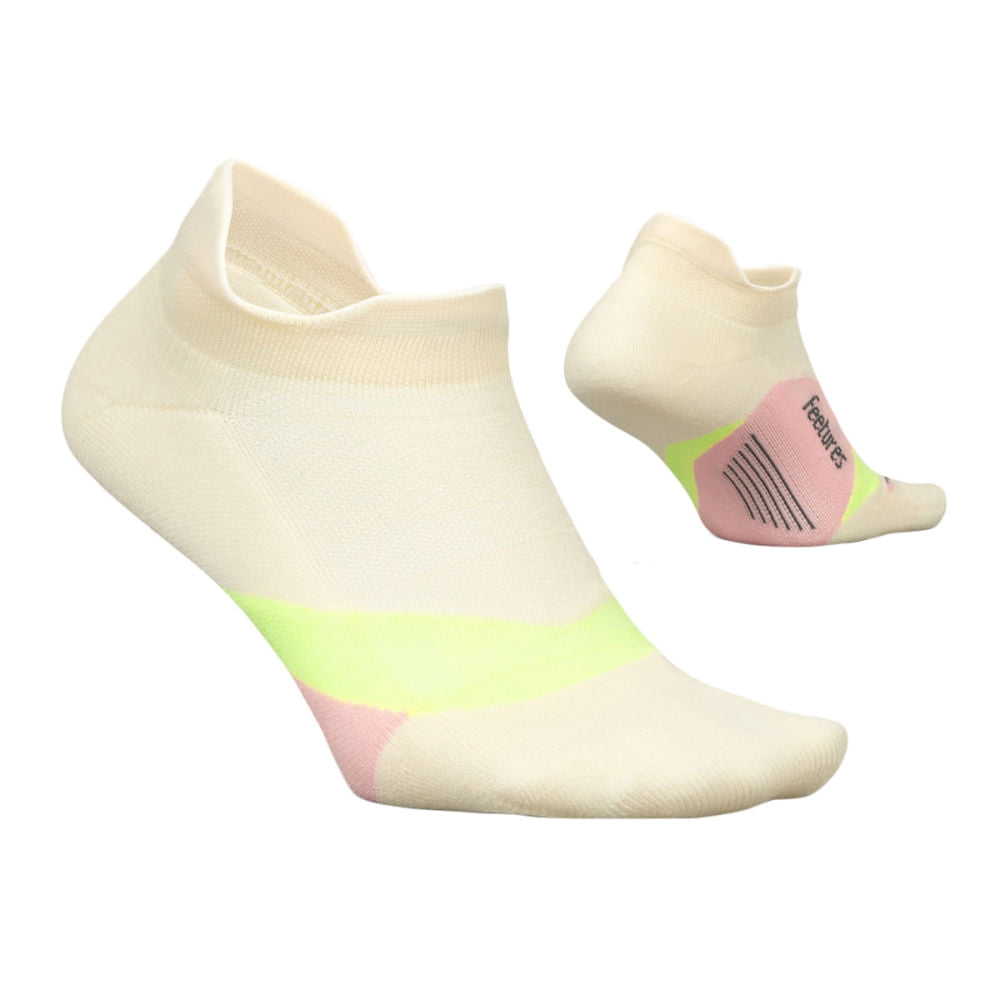 Feetures Unisex Elite Light Cushion Nosh Socks in Pink Color