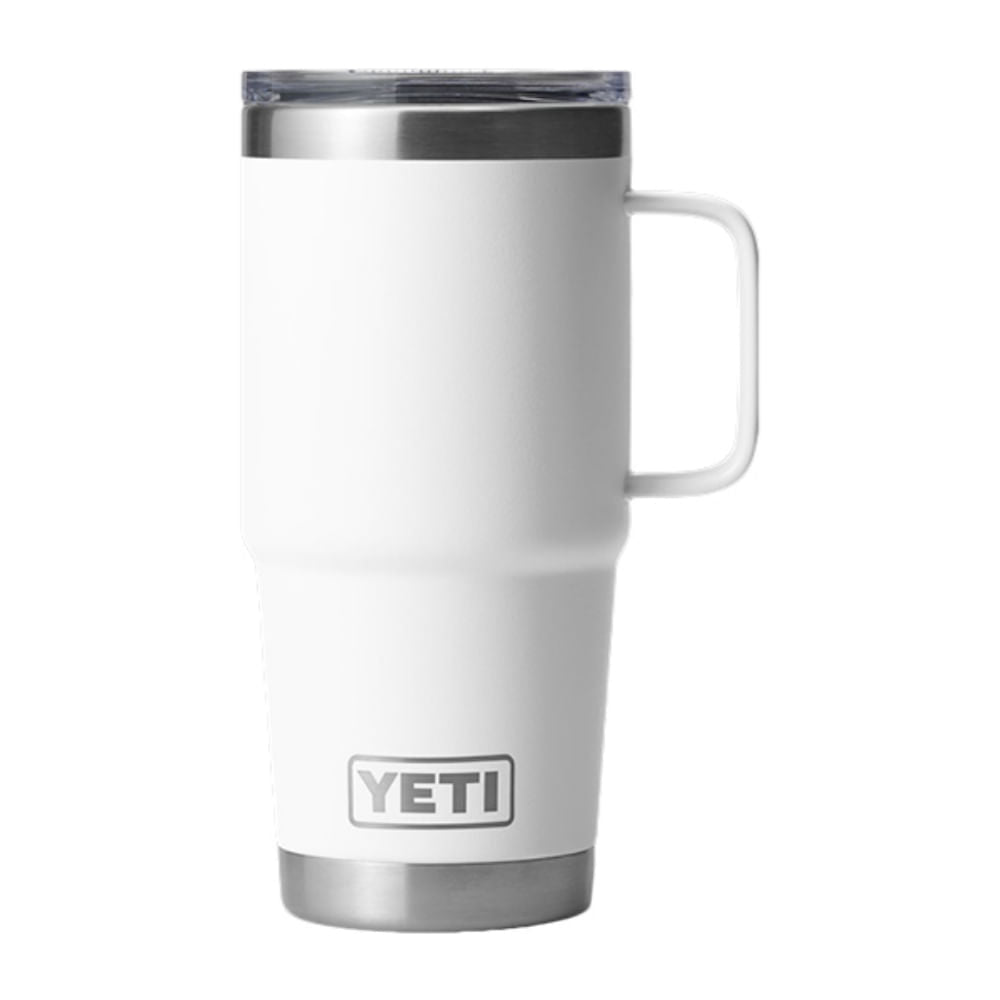 RAMBLER 20 OZ TRAVEL MUG | WHITE