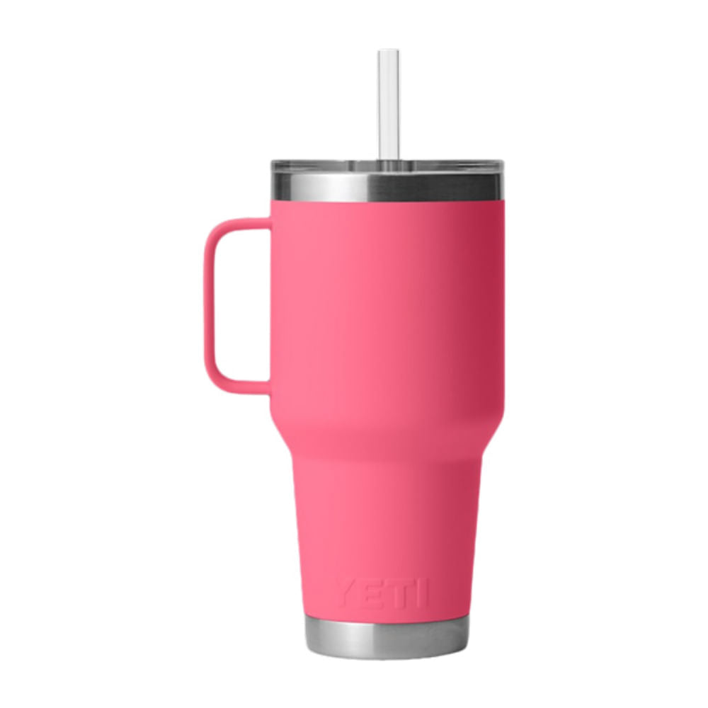 RAMBLER 35 OZ STRAW MUG | TROP.PINK