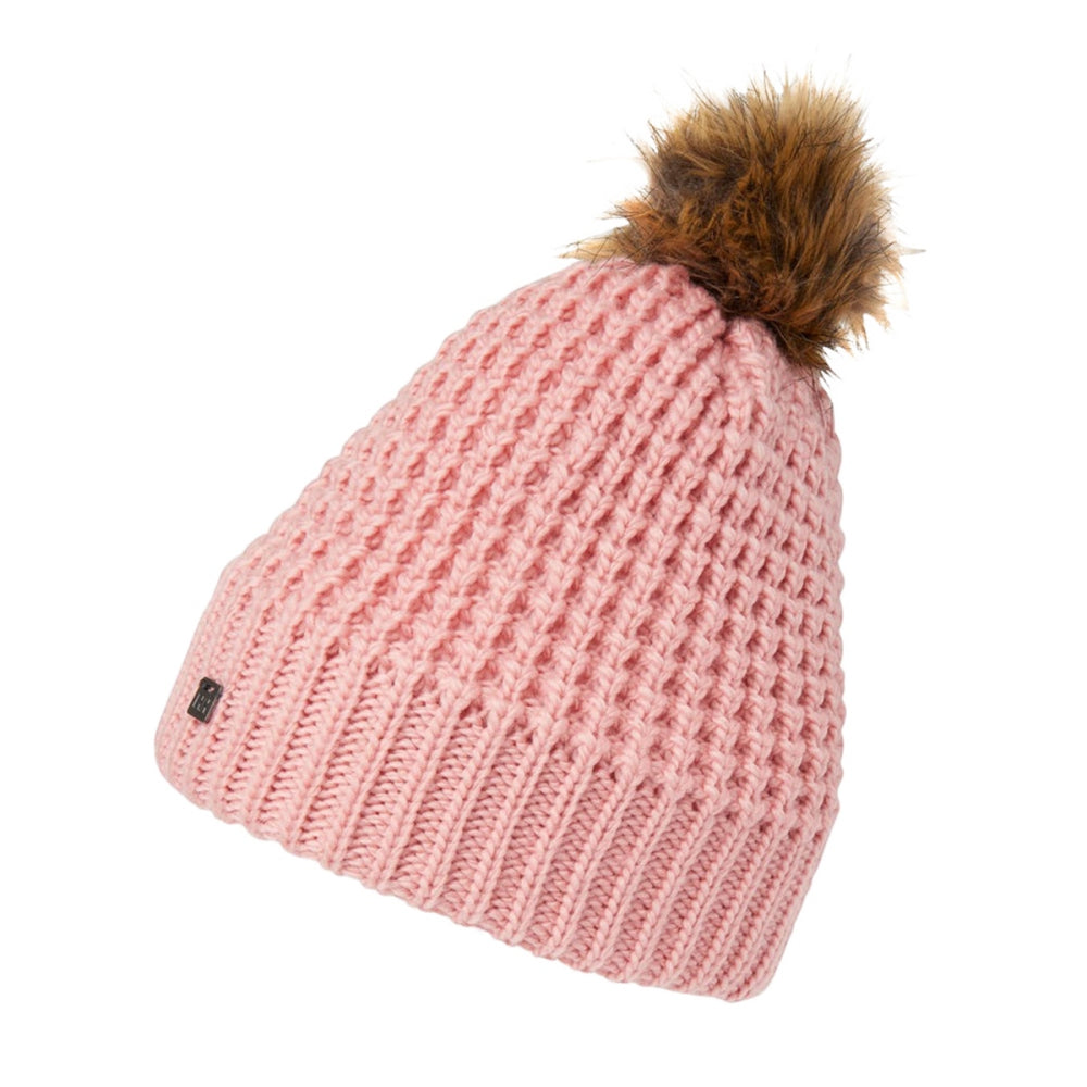 Helly Hansen Womens Snowfall Beanie Winter Hats in Pink Color