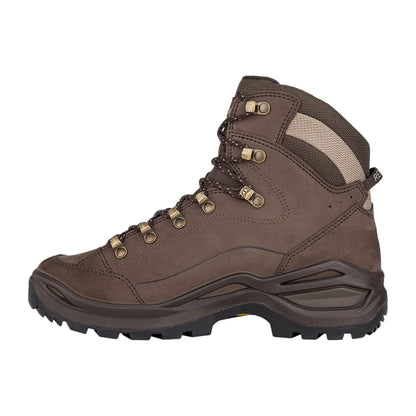 Lowa Womens Renegade Evo GORE-Tex Mid Ws Boots in Brown Color