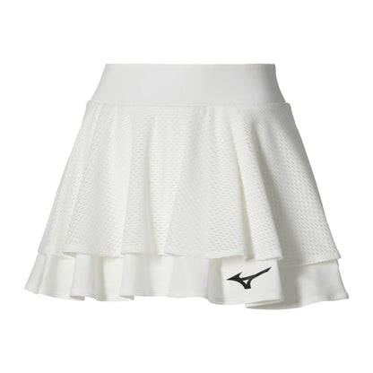 Mizuno Womens Printed Flying Skirt in White Color