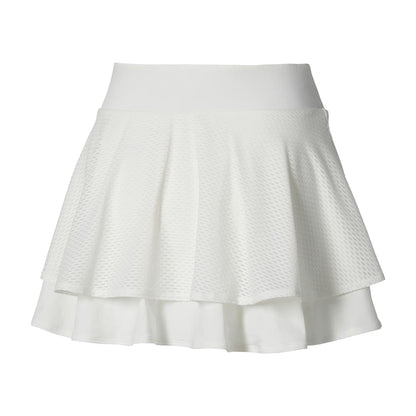 Mizuno Womens Printed Flying Skirt in White Color