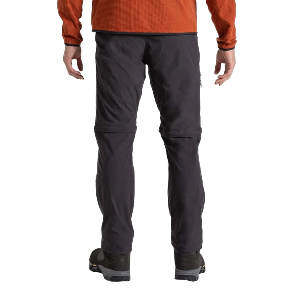 Craghoppers Mens NosiLife Convert Trouser Pants in Black Color