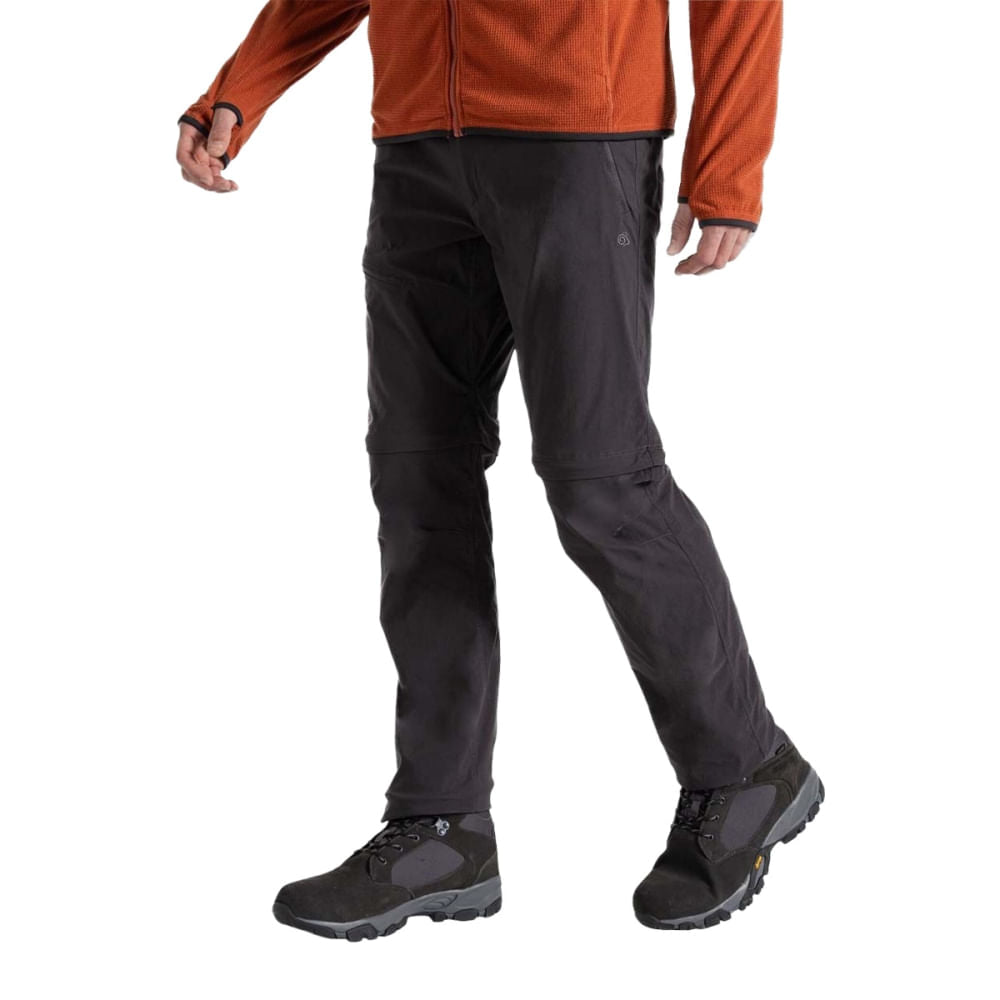 Craghoppers Mens NosiLife Convert Trouser Pants in Black Color